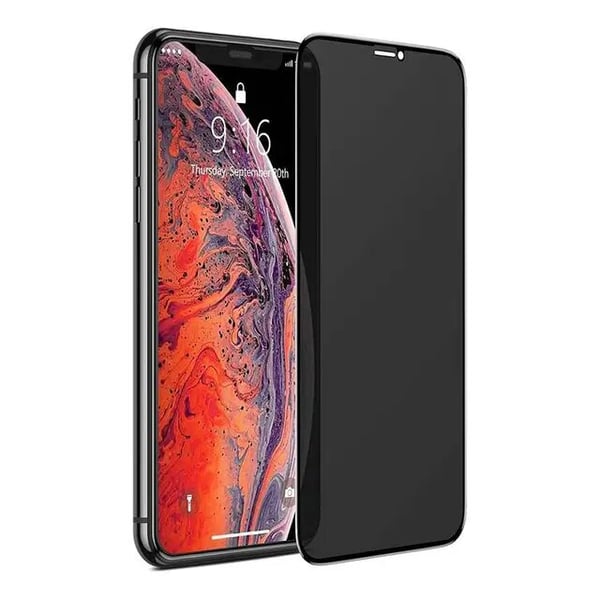 Buy Levelo Privacy Twice Tempered Screen Protector For iPhone 11 Pro Max Black Online in UAE