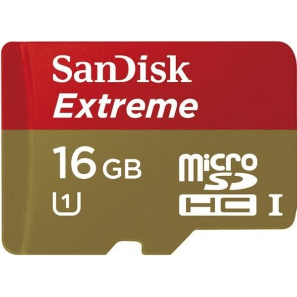 Sandisk SDSDQXL016GG46A Extreme Micro SD 16GB