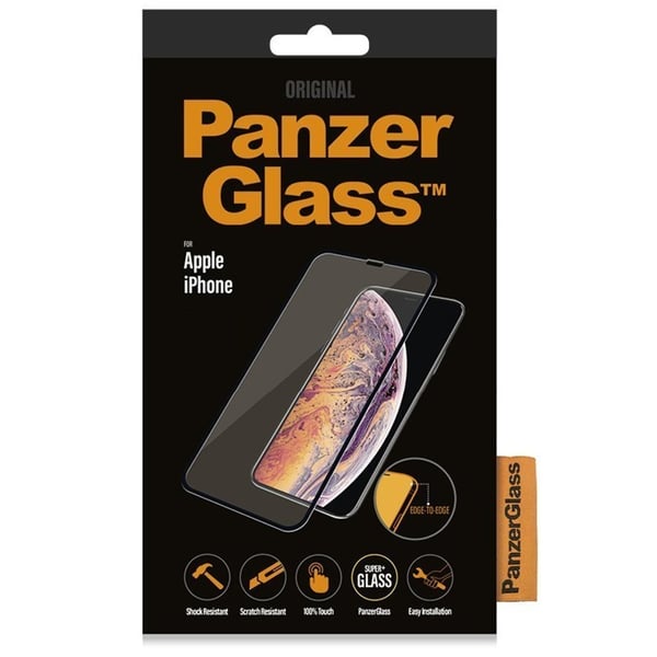Panzerglass Edge-To-Edge Glass protector Black for iPhone 11