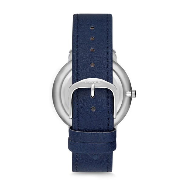 Omax Classic Series Blue Leather Analog Watch For Men HX02P64A Omax Classic Series Blue Leather Analog Watch For Men HX02P64A