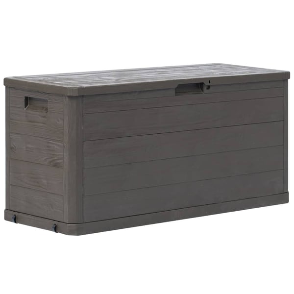 vidaXL Garden Storage Box 280 L Brown vidaXL Garden Storage Box 280 L Brown