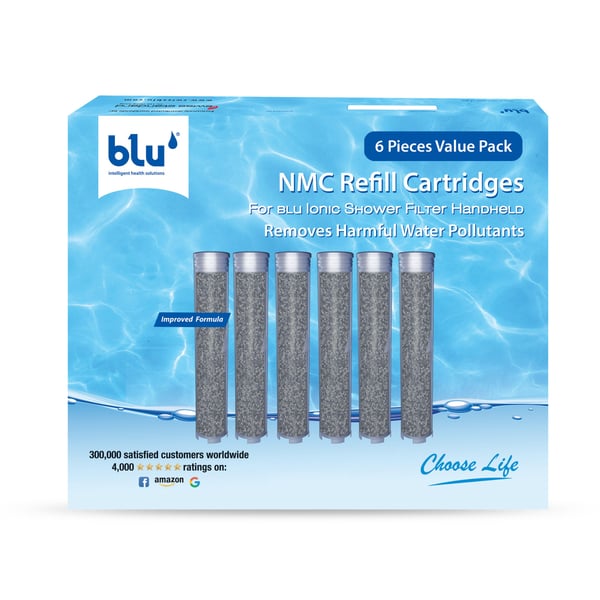 Nmc Refill Cartridge For The Blu Ionic Shower Filter Handheld Combo Pack (6 Piece Value Pack)