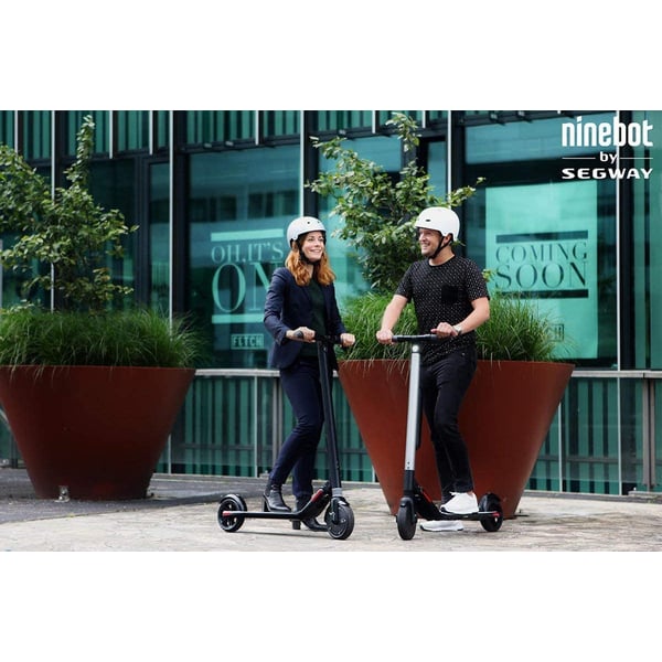 Segway Ninebot ES2 Kick Scooter 8inch Front and 7.5inch Back Tires, Up to 15.5 Mile Range, 15.5mph Top Speed, Cruise Control Dark Grey/ Black Segway Ninebot ES2 Kick Scooter 8inch Front and 7.5inch Back Tires, Up to 15.5 Mile Range, 15.5mph Top Speed, Cruise Control Dark Grey/ Black