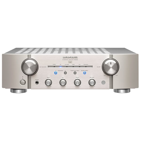 Marantz PM8006 Integrated Amplifier with New Electric Volume Control and Phono-EQ for Vinyl Playback Silver Gold Marantz PM8006 Integrated Amplifier with New Electric Volume Control and Phono-EQ for Vinyl Playback Silver Gold