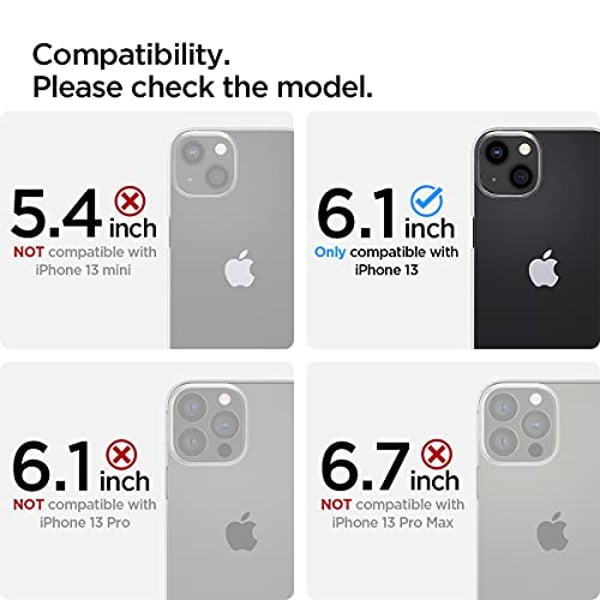 Spigen Thin Fit Designed For Iphone 13 Case Cover - Navy Blue Spigen Thin Fit Designed For Iphone 13 Case Cover - Navy Blue