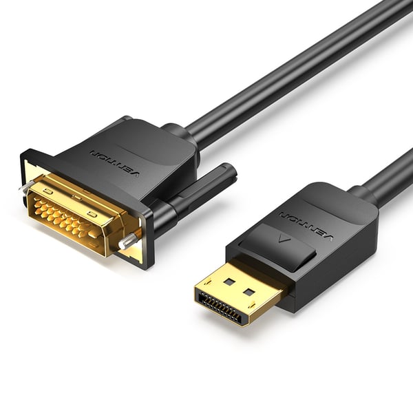 Vention DVI - DP to DVI Adapter Cable 1.5m Black Hafbg