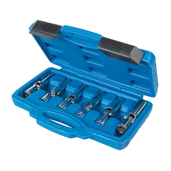 Silverline Glow Plug & Spark Plug Socket Set 6pce Silverline Glow Plug & Spark Plug Socket Set 6pce