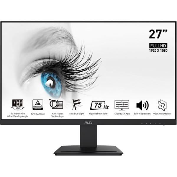 MSI PRO MP273 Full HD Flat Monitor 27inch MSI PRO MP273 Full HD Flat Monitor 27inch