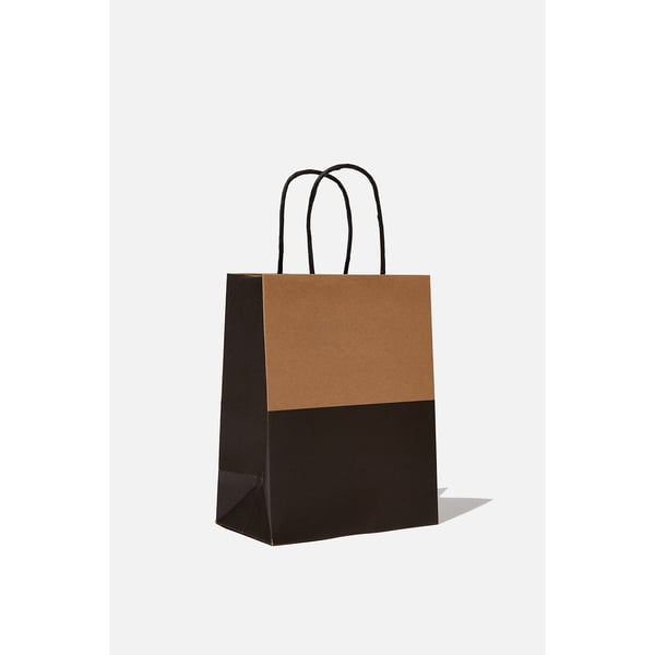 TYPO Get Stuffed Gift Bag-Small-Craft Black Splice