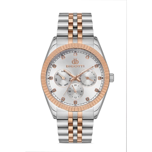 Bigotti Milano Womens Stainless Steel Strap Watch - Bg.1.10291-4 Bigotti Milano Womens Stainless Steel Strap Watch - Bg.1.10291-4
