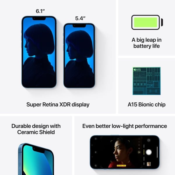 iPhone 13 128GB Blue (FaceTime - International Specs) iPhone 13 128GB Blue (FaceTime - International Specs)
