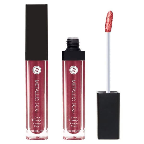 Absolute New York Metallic Matte Lipstick Rumble Red ABS0AMLM08