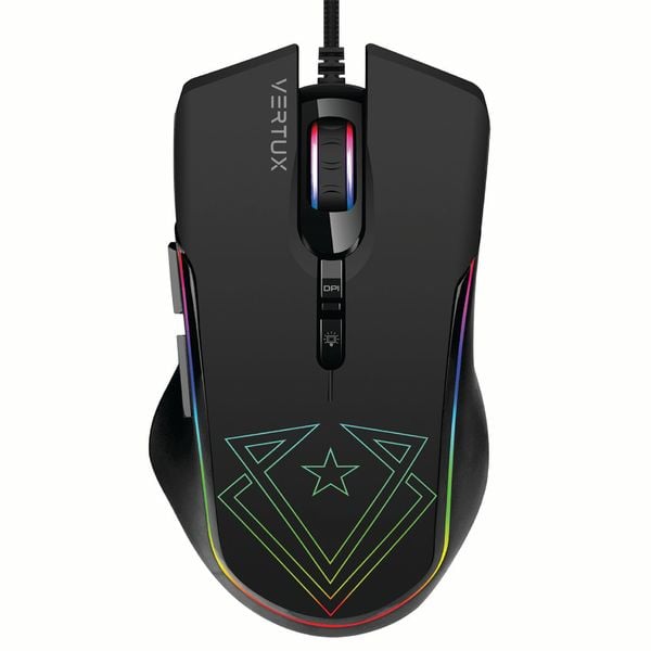 Vertux Assaulter Wired Gaming Mouse Black
