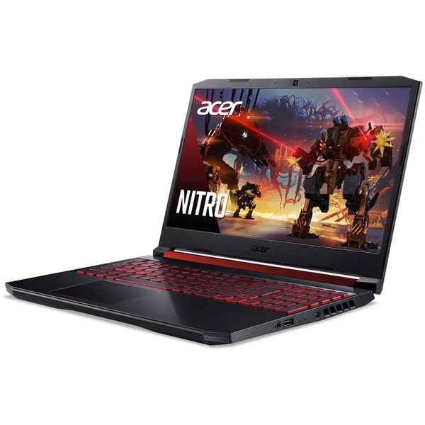 Acer Nitro 5 AN515-54-70KK Gaming Laptop - Core i7 2.6GHz 16GB 512GB Win10 15.6inch FHD Obsidian Black English keyboard Acer Nitro 5 AN515-54-70KK Gaming Laptop - Core i7 2.6GHz 16GB 512GB Win10 15.6inch FHD Obsidian Black English keyboard