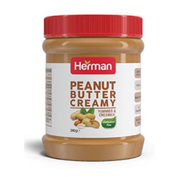 Herman Peanut Butter Creamy Spread 340g Pet