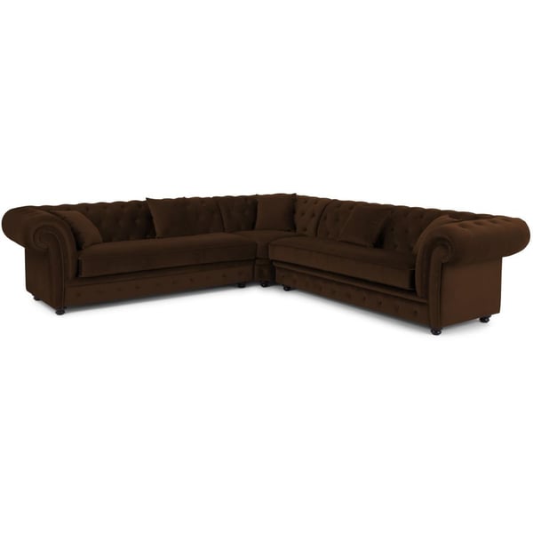 Galaxy Design Haddo Velvet Corner Sofa