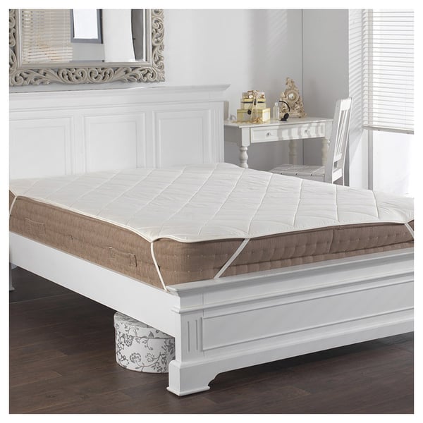 Mattress Protector Quilted Twin 120 x200cm White Mattress Protector Quilted Twin 120 x200cm White