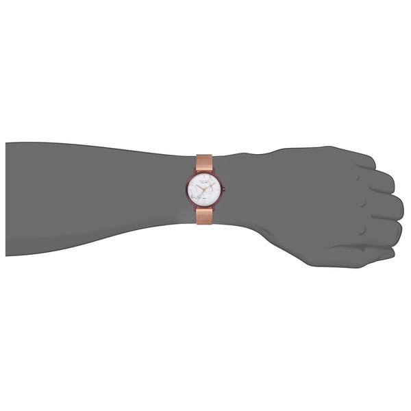 Omax Marble Collection Rose Gold Mesh Analog Watch For Women MR01F38I Omax Marble Collection Rose Gold Mesh Analog Watch For Women MR01F38I
