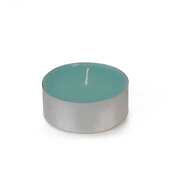 Buy Zest Candle 12 Piece Tin Cups Tealight Candles Mega Oversized Aqua S Online In Uae Sharaf Dg 0953