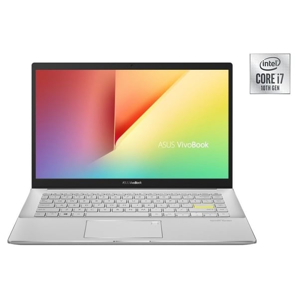 Buy Asus Vivobook S14 S433fl Eb081t Laptop Core I7 1 8ghz 8gb 512gb 2gb Win10 14inch Fhd Dreamy White English Arabic Keyboard Price Specifications Features Sharaf Dg
