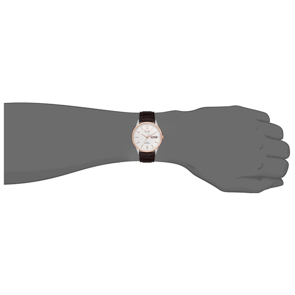 Omax Classic Series Brown Leather Analog Watch For Men JD01C35I Omax Classic Series Brown Leather Analog Watch For Men JD01C35I