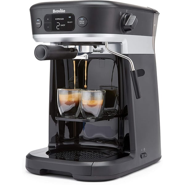 Breville All-in-One Coffee House, Espresso, Filter and Pods Coffee Machine with Milk Frother, Dolce Gusto Compatible