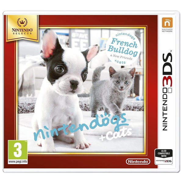 Nintendo 3DS Nintendogs + Cats + French Bulldog Game