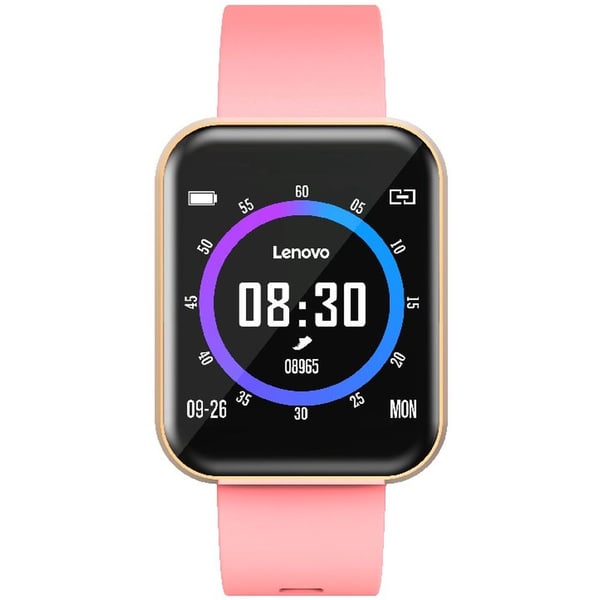 Lenovo E1-PRO Smart Watch Gold/Pink Strap Lenovo E1-PRO Smart Watch Gold/Pink Strap