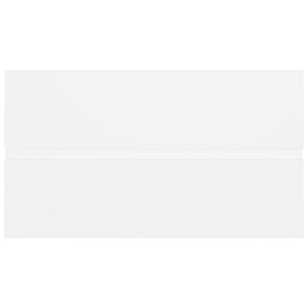 Vidaxl Sink Cabinet White 80x38.5x45 Cm Engineered Wood Vidaxl Sink Cabinet White 80x38.5x45 Cm Engineered Wood