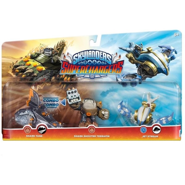 Skylanders Superchargers Combo (Shark Tank/Shark Shooter Terrafin/Jet Stream) Action Pack