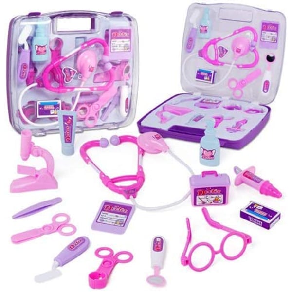 Doctor Toys Set, Simulation Medicine Box Doctor Nurse Medical Kit With Carry Case Pretend Play Set