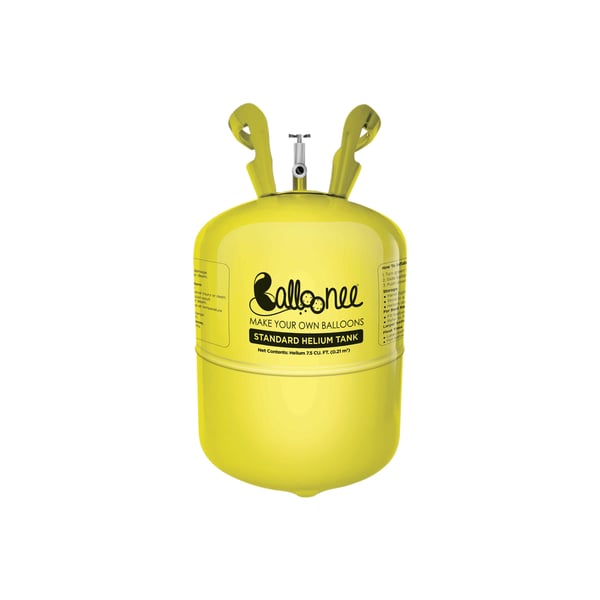 Balloonee Helium Tank - Jumbo Disposable Helium Party Kit - ( 50 Balloons ) with Floatee - Helium Balloons Float Time Extender 50ml Balloonee Helium Tank - Jumbo Disposable Helium Party Kit - ( 50 Balloons ) with Floatee - Helium Balloons Float Time Extender 50ml