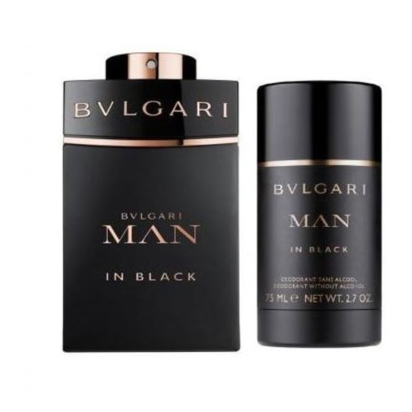 Bvlgari Man In Black Gift Set For Men (100ml EDP + 75ml Deo Stick)