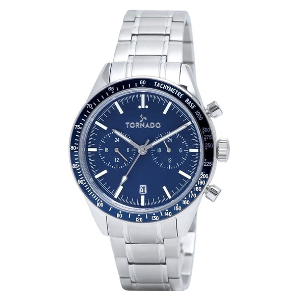 Tornado Silver Stainless Steel Men Watch T9108-SBSL Tornado Silver Stainless Steel Men Watch T9108-SBSL