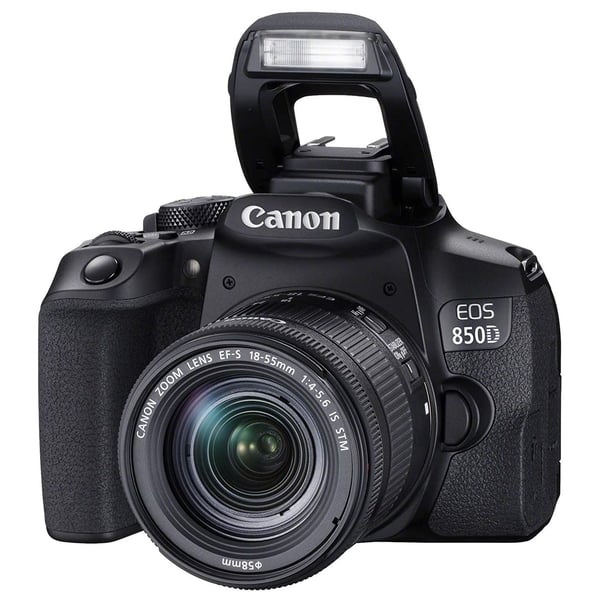 Canon EOS 850D Digital SLR Camera Black With EFS 18-55mm IS STM Canon EOS 850D Digital SLR Camera Black With EFS 18-55mm IS STM