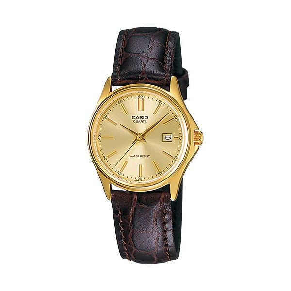 Casio Enticer Brown Leather Women Watch LTP-1183Q-9ADF Casio Enticer Brown Leather Women Watch LTP-1183Q-9ADF