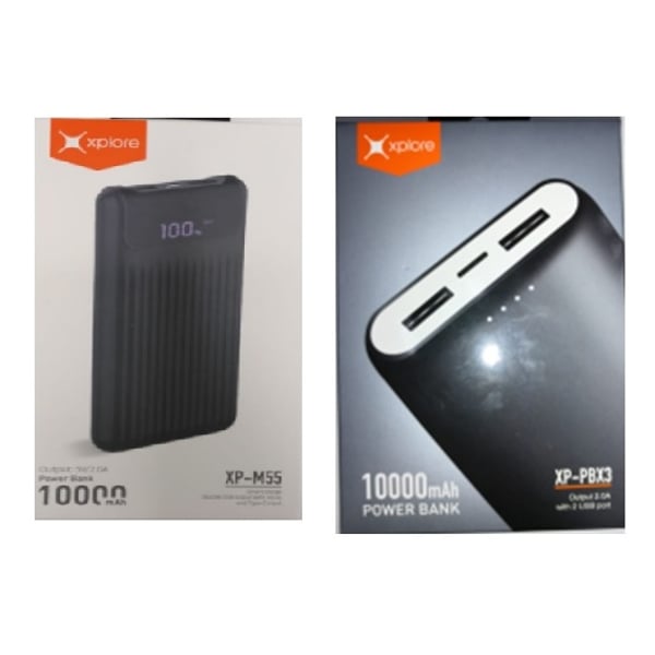 Xplore XPPBX Power Bank 10000mAh+XPM55 Power Bank 10000mAh Xplore XPPBX Power Bank 10000mAh+XPM55 Power Bank 10000mAh