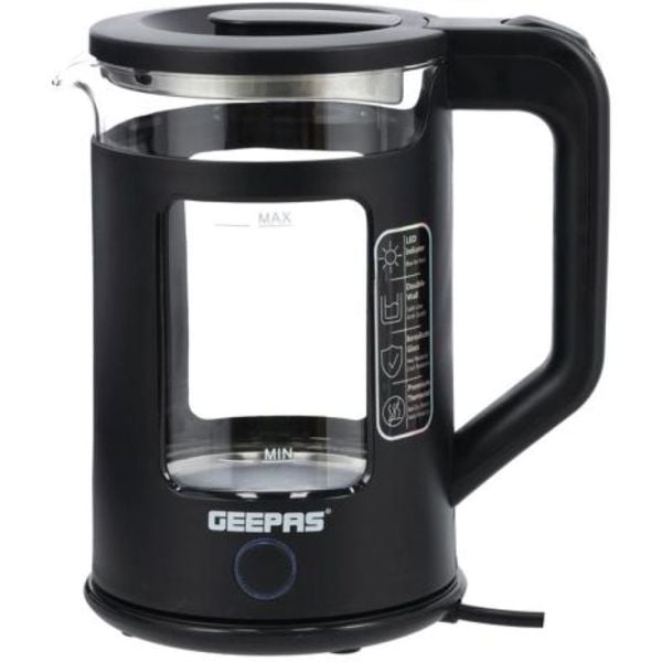 Geepas Glass Kettle GK38049 Geepas Glass Kettle GK38049