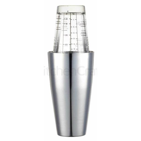 BarCraft Traditional Boston Cocktail Shaker 400ml Gift Boxed