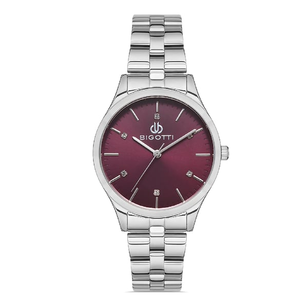 Bigotti Roma Womens Stainless Steel Strap Watch - Bg.1.10316-3 Bigotti Roma Womens Stainless Steel Strap Watch - Bg.1.10316-3