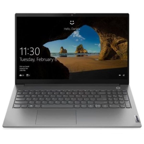 Lenovo Thinkbook 15 20VE001HAD Laptop - Core i5 2.4GHz 8GB 256GB Win10 15.6inch FHD Mineral Grey English/Arabic Keyboard