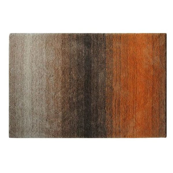 Shaggy Modern Design Carpet Brown/Beige/Orange