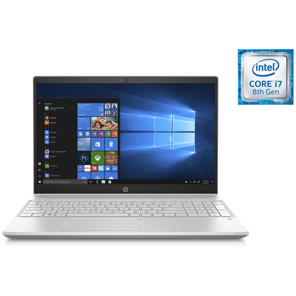 HP Pavilion 15-CS1001NE Laptop - Core i7 1.8GHz 16GB 1TB+128GB 4GB Win10 15.6inch FHD Silver