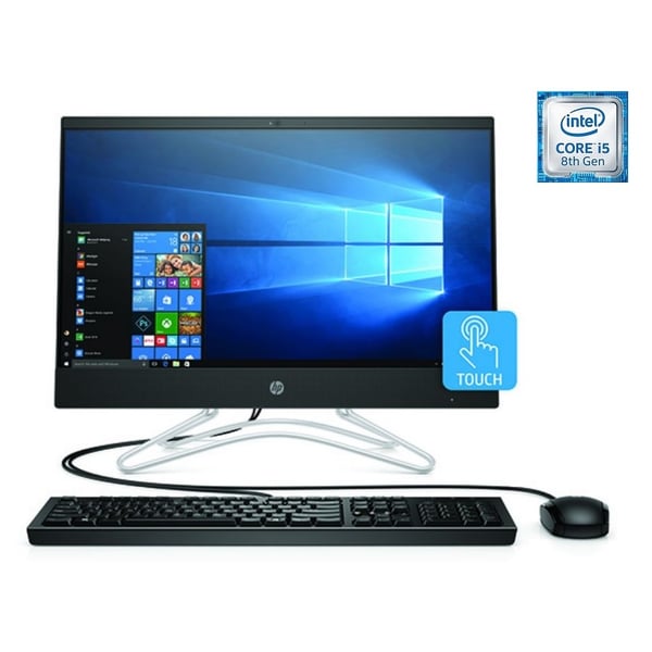 HP 22-C0006NE All-in-One Desktop - Core i5 1.6GHz 8GB 1TB 2GB Win10 21.5inch FHD Jet Black