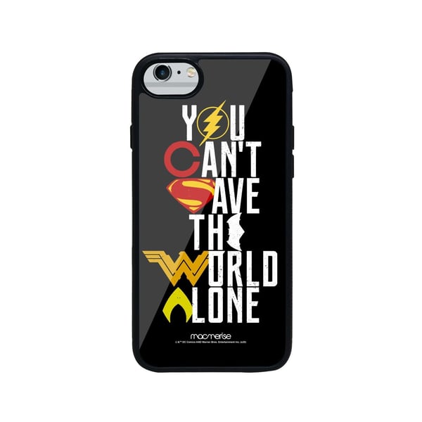Macmerise Justice League Motto - Glass Phone Case For Iphone 6 Macmerise Justice League Motto - Glass Phone Case For Iphone 6