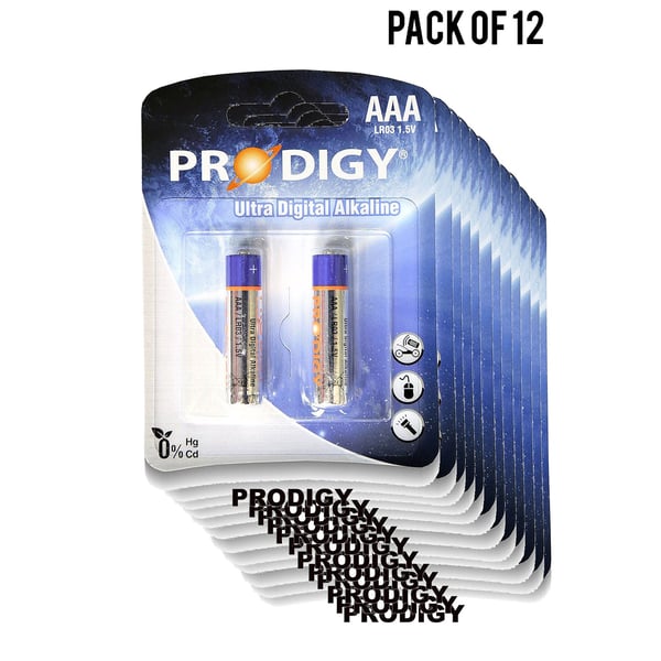 Prodigy Alkaline Lr03ud Aaa2 (pack Of 12)