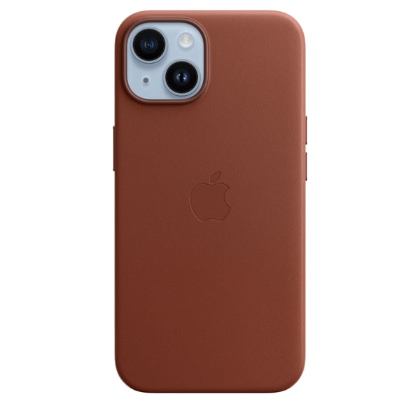 Apple Iphone 14 Leather Case Mpp73Z Umber With Magsafe Apple Iphone 14 Leather Case Mpp73Z Umber With Magsafe