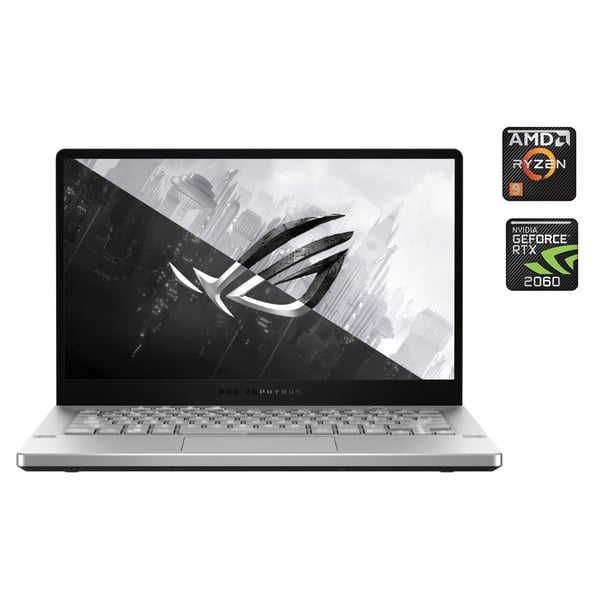 Buy Asus Rog Zephyrus G14 Ga401iv Ha108t Gaming Laptop Ryzen 9 3ghz 16gb 1tb 6gb Win10 14inch Qhd Moonlight White English Arabic Keyboard Price Specifications Features Sharaf Dg