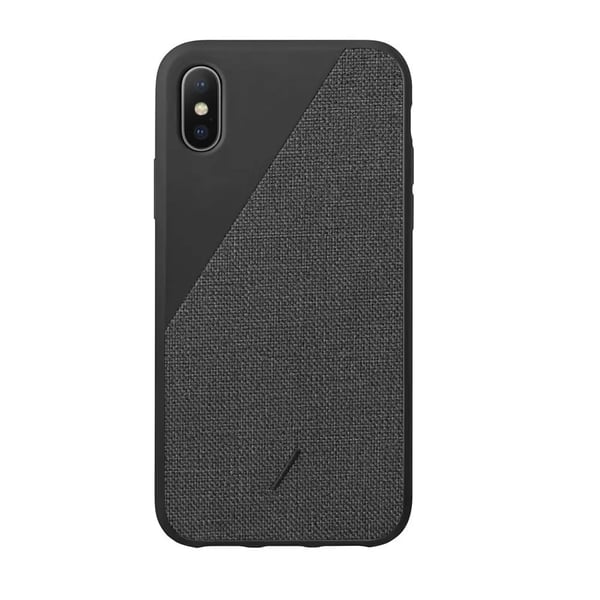 Native Union Clic Canvas Case Black For iPhone XS/X
