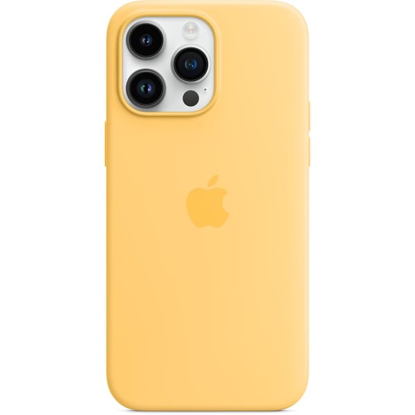 Apple iPhone 14 Pro Max Silicone Case Sunglow with MagSafe Apple iPhone 14 Pro Max Silicone Case Sunglow with MagSafe